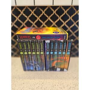 Cat Warriors Lot- Series 1 and 2 and Hard Cover The Broken Code